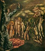 El Greco the vision of st. john oil painting on canvas